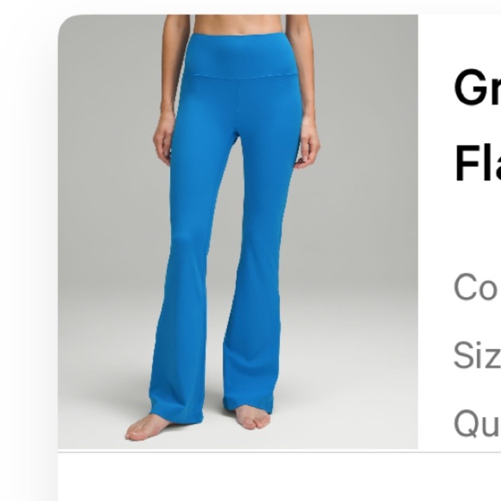 Lululemon Groove Flare Pant poolside